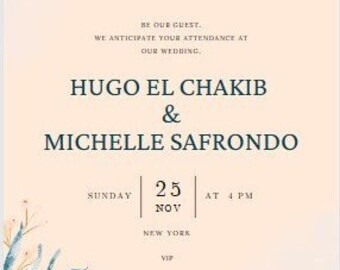 wedding invitation