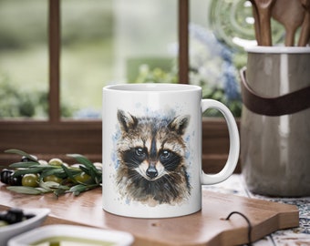 Cup - Motif Raccoon Watercolor -2-