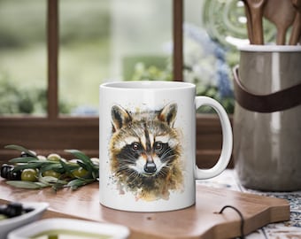 Cup - Motif Raccoon Watercolor -4-