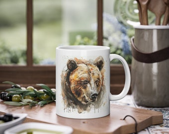 Cup - Motif Bear Watercolor -2-