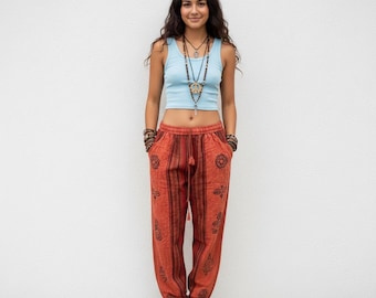 Boho Patchwork Harem Pants | Eco-Friendly Cotton Festival Trousers, Gifts For Her