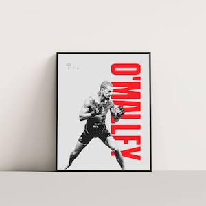 Sean O&#39;Malley Minimal Poster, MMA Fighter from UFC, Suga Sean | Printable | Wall Art