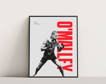 Sean O'Malley Minimal Poster, MMA Fighter from UFC, Suga Sean | Printable | Wall Art