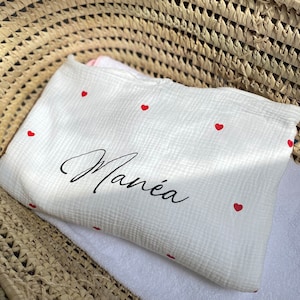 Cotton gauze blanket - Summer / winter blanket - Warm baby blanket
