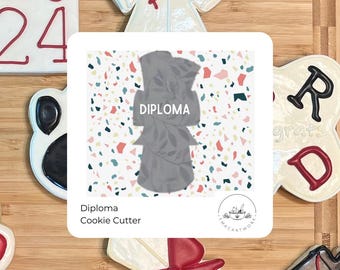 Graduation Diploma Whimsical Cookie Cutter