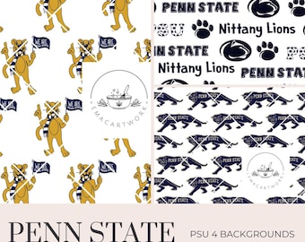 Penn State Nittany Lions Backgrounds: PNG Bundle (digital Download) - Etsy