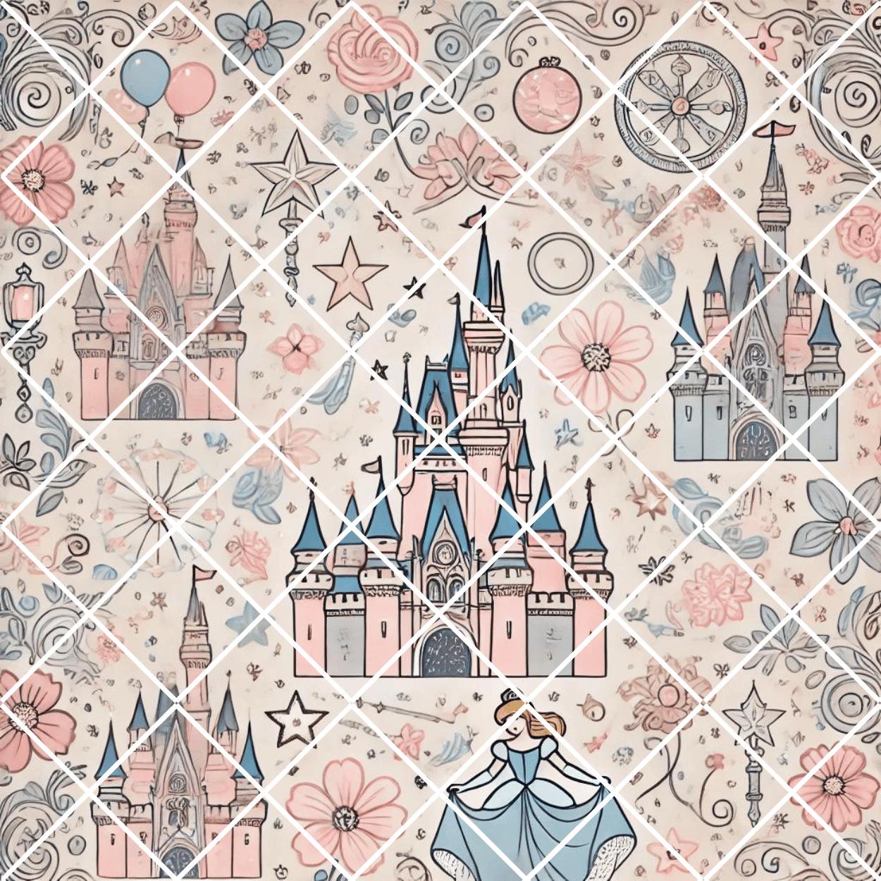 15 Disney Princess Inspired Patterns and Designs Digital Downloads PNG ...