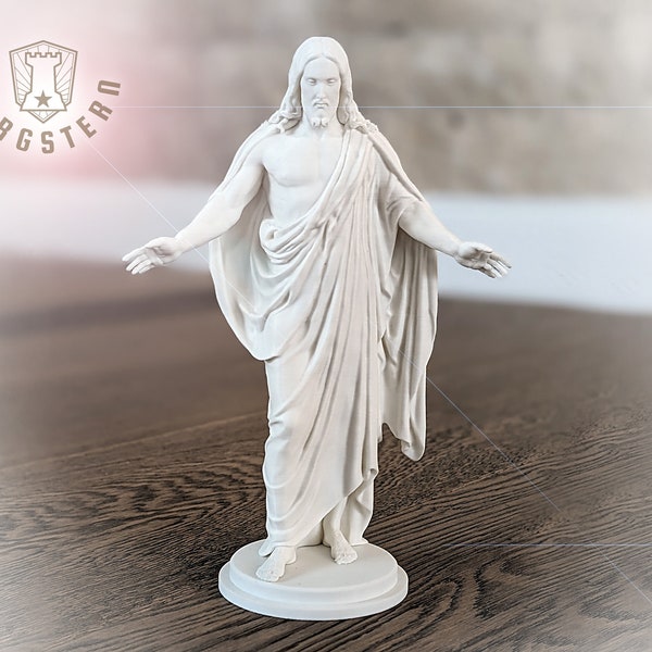 Jezus Christus Christus Verlosser Standbeeld Thorvaldsen Jezus Figuur LDS Sculptuur Cadeau Personalisatie mogelijk