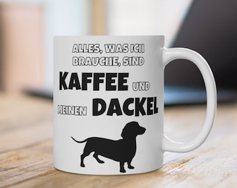 Tasse à café d’amant de teckel, tasse de dicton de teckel, idée de cadeau pour les propriétaires de chiens, tasse de teckel, tasse de teckel, tasse de teckel