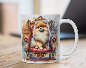 Pomeranian Mug, Pomeranian Cup, Pomeranian Gift, Animal Lover Mug, Funny Gift for Pomeranian Lover, Funny Dog Mug, Dog Lover Mug