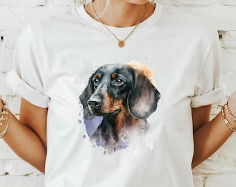 Dachshund T-Shirt - Cute Dachshund Design, Perfect Gift for Dachshund Lovers, Dachshund Motif, Dachshund T-Shirt, Dachshund Mom T-Shirt