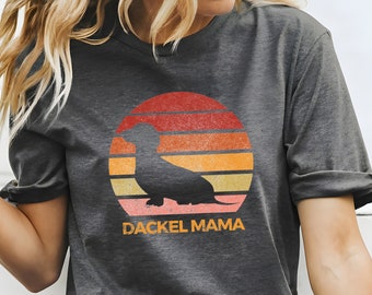 T-shirt maman teckel, T-shirt teckel, chemise teckel, cadeau pour les amateurs de teckel, cadeau maman teckel, cadeau teckel, chemise teckel