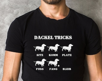 Dachshund Tricks T-Shirt Unisex, Dachshund Gift, Funny Dachshund Shirts, Dachshund Lover Gift | Dachshund Fashion, Cute Dachshund Shirt