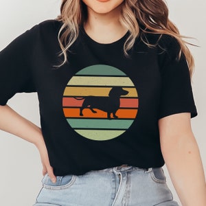 Dachshund T-Shirt, Dachshund Shirt, Dachshund Gift, Dachshund Retro Shirt, Dachshund Shirt, Teckel T-Shirt, Dachshund Mama T-Shirt, Dachshund Gift
