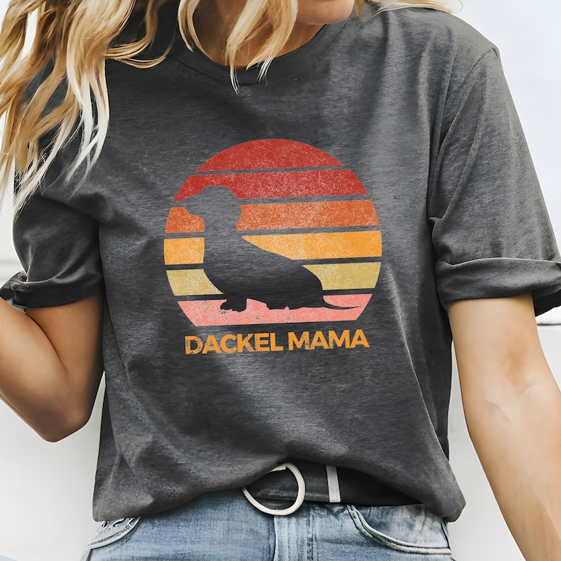 Dachshund Mom T-Shirt, Dachshund T-Shirt, Dachshund Shirt, Gift for Dachshund Lovers, Dachshund Mom Gift, Dachshund Gift, Dachshund Shirt image 1