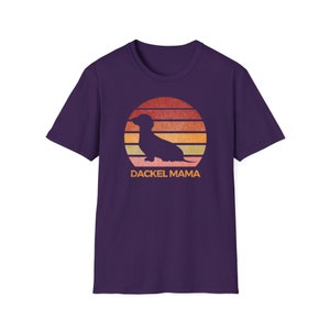 Dachshund Mom T-Shirt, Dachshund T-Shirt, Dachshund Shirt, Gift for Dachshund Lovers, Dachshund Mom Gift, Dachshund Gift, Dachshund Shirt Purple