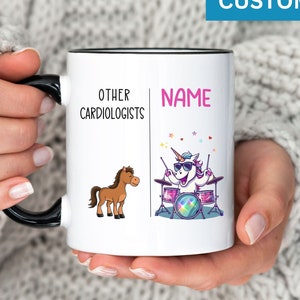 Custom Cardiologist Mug, Gift for Cardiologist, Cardiac Specialist Appreciation Gift, Heart Surgeon Coffee Mug, Best Heart Doctor Ever Cup