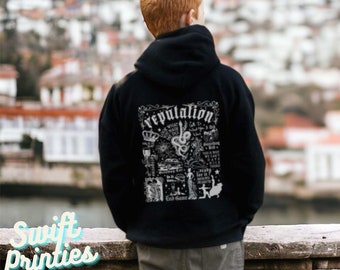 Sweat à capuche Reputation Taylor | Sweat-shirt TS 1989 | Produits dérivés Swiftie | Produits dérivés Taylor | Les fans de Taylor offrent un cadeau à leurs amoureux Eras Tour Folklore Toujours plus de réputation