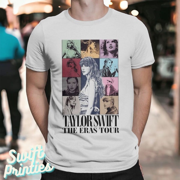 Maglietta Taylor Eras Tour / Camicia TS 1989 / Swiftie Merch / Taylor Merch / Regalo dei fan di Taylor / Amante Eras Tour Folklore Evermore Reputation