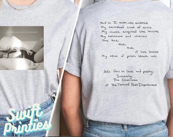 TTPD T-shirt | The Tortured Poets Department | All’s Fair in Love and Poetry Swiftie Merch | Taylor Merch | Taylor Fans Gift | Reputation