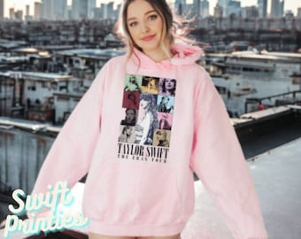 Sweat à capuche Taylor Eras Tour | Sweat-shirt TS 1989 | Produits dérivés Swiftie | Produits dérivés Taylor | Cadeau pour les fans de Taylor | Lover Eras Tour Folklore Toujours plus de réputation