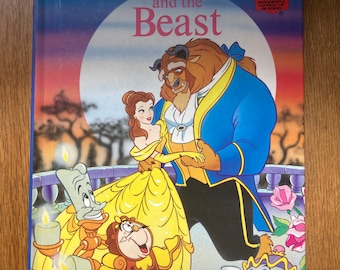 Vintage Beauty and The Beast Book