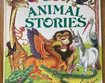 Libro vintage di storie di animali Usborne