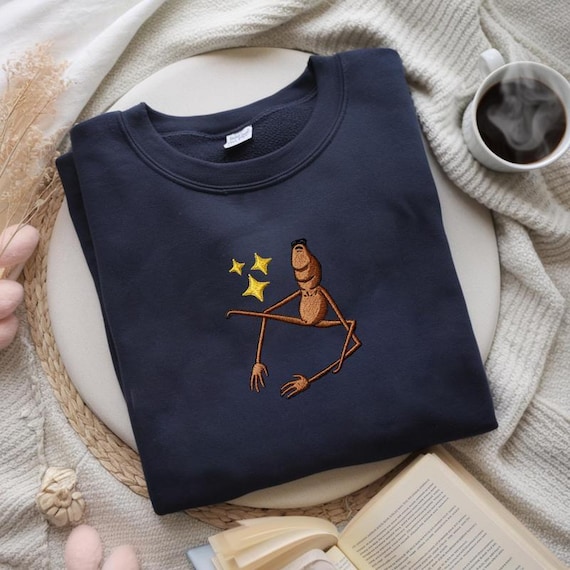 Embroidered Marcus The Worm Sweastshirt, You're Ruining The Vibe Marcus The Worm Meme, Marcus The Worm Merch, Funny Meme Brain Rot Shirt