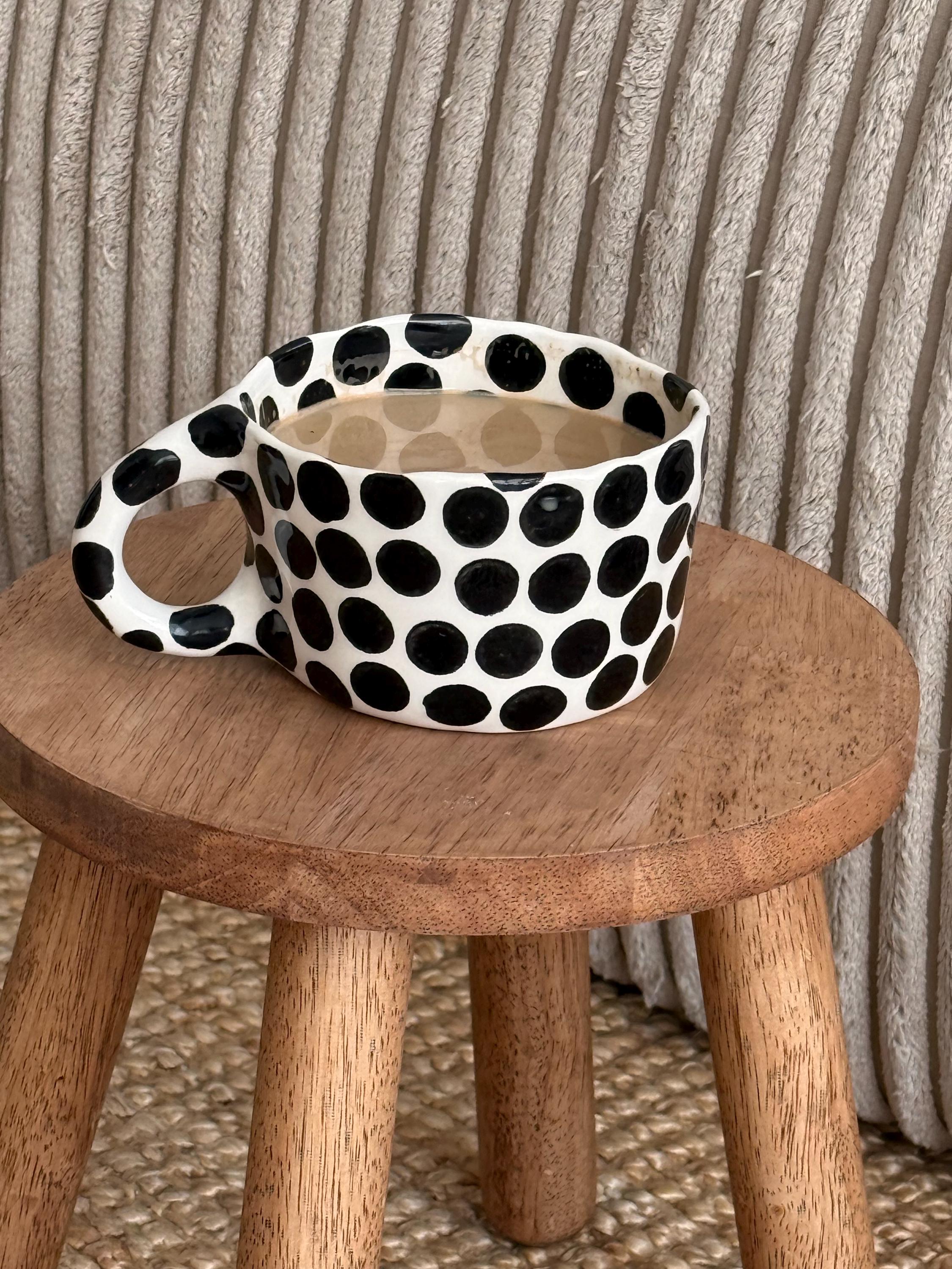 White dots mug - Etsy 日本