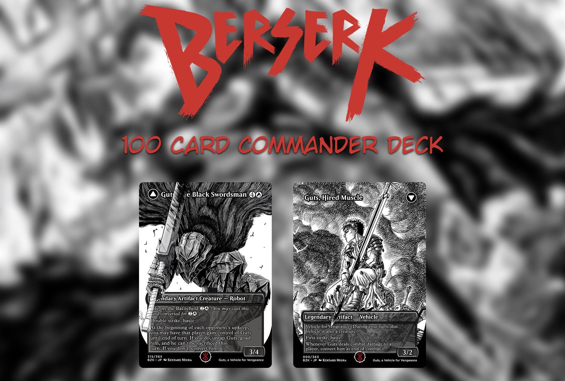 berserk mtg card Amazon.com: Magic The Gathering The Lord of The Rings: Tales of  Middle-Earth Commander Deck 1 + Collector Booster Sample Pack : Toys & Games main image 0