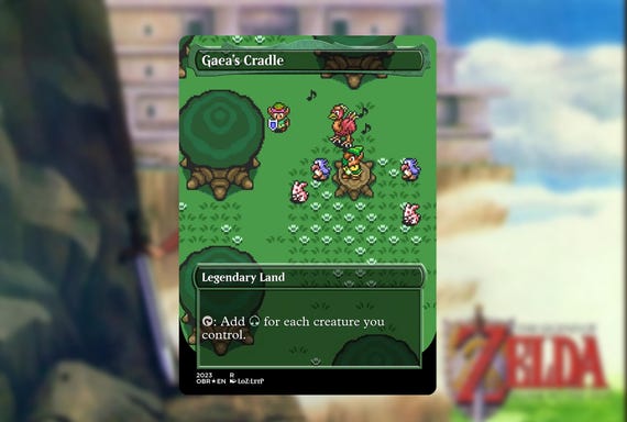 Legend of Zelda, Link to the Past Land Proxies, Magic the Gathering MTG