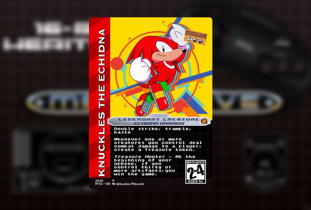 Knuckles the Echidna, Sonic the Hedgehog Secret Lair Proxy Magic the