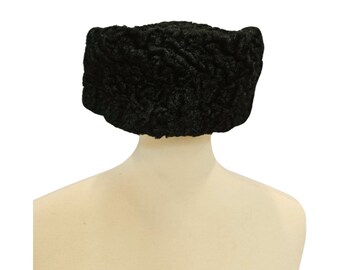 Vintage Don Anderson for Saks Fifth Ave Afghan Lambswool Hat  display picture 1