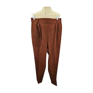 Vintage Brown Wool Pants Norton McNaughton High Rise Trousers 16