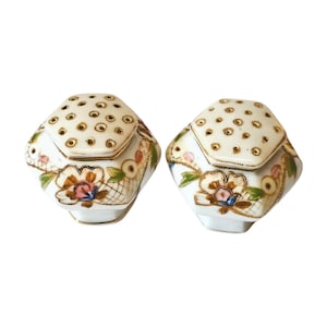 Vintage Hand Painted Salt and Pepper Shakers