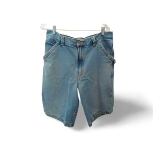 Y2K Old Navy Painter&#39;s Jeans men&#39;s shorts, distressed naturally, size 38