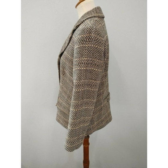 Vintage Pendleton Wool Plaid Blazer SZ 14, Pockets - image 2