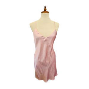 Vintage Y2K Victoria’s Secret Pink Slip Dress Satin Look M