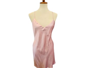 Vintage Y2K Victoria’s Secret Pink Slip Dress Satin Look M