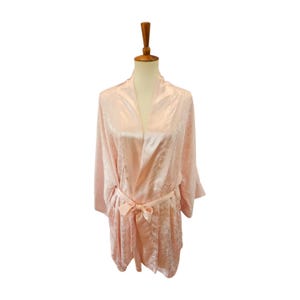 Kimono VS vintage en satin rose Gold Label L