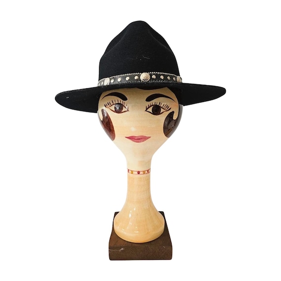 Black Western Cowboy Hat Dorfman Pacific Small USA Wool  display picture 1