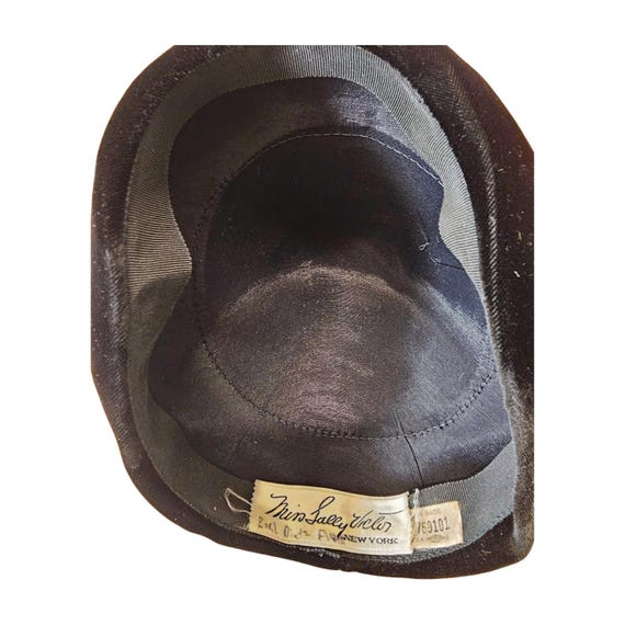 Sally Vielor Headlines Vintage Black Velvet Womens Beret Hat WOMEN main image 4