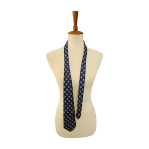 Vintage Christian Dior Seidenkrawatte - Rauten Muster