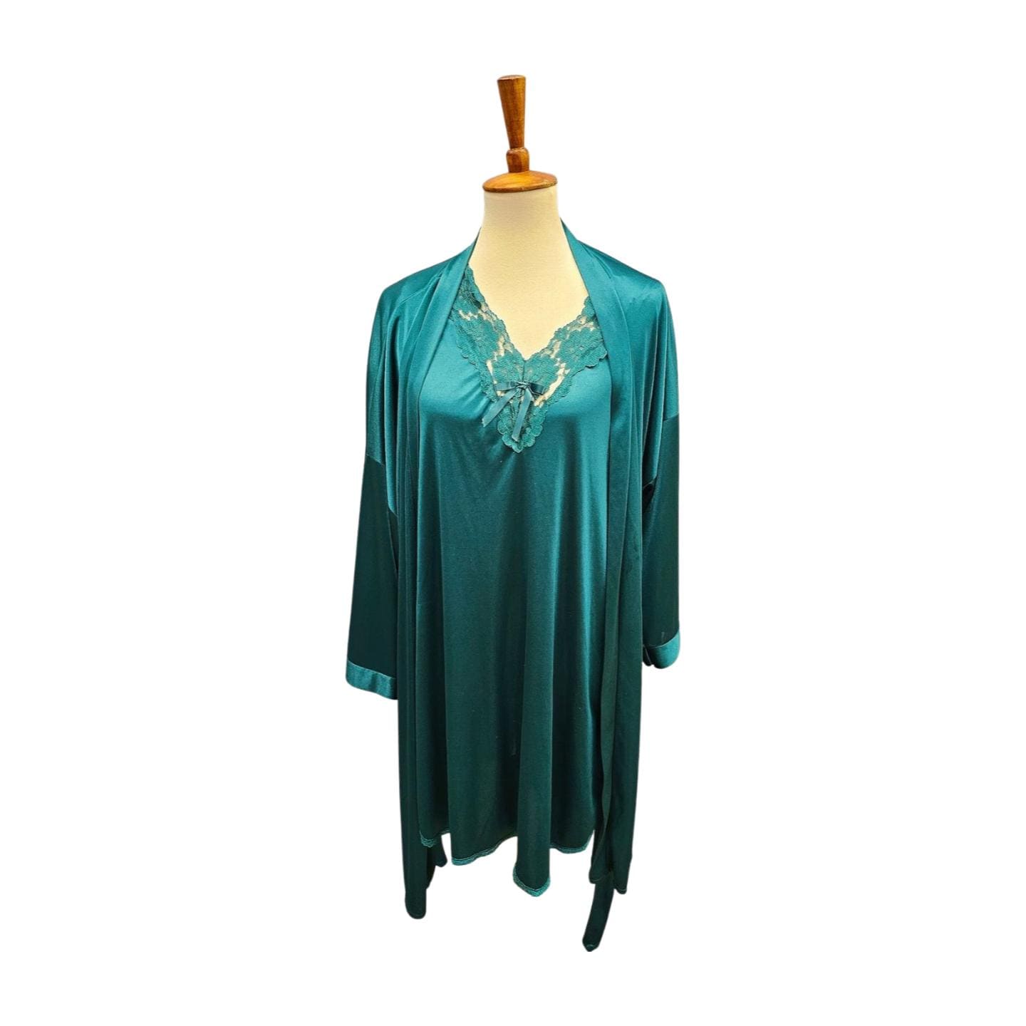 Emerald Green Nightgown - Etsy Emerald Green Nightgown - Etsy