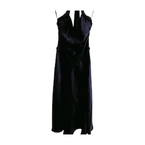 slim fit dress slacks Mei High Split Halter Neck Maxi Dress in Ivory main image 1