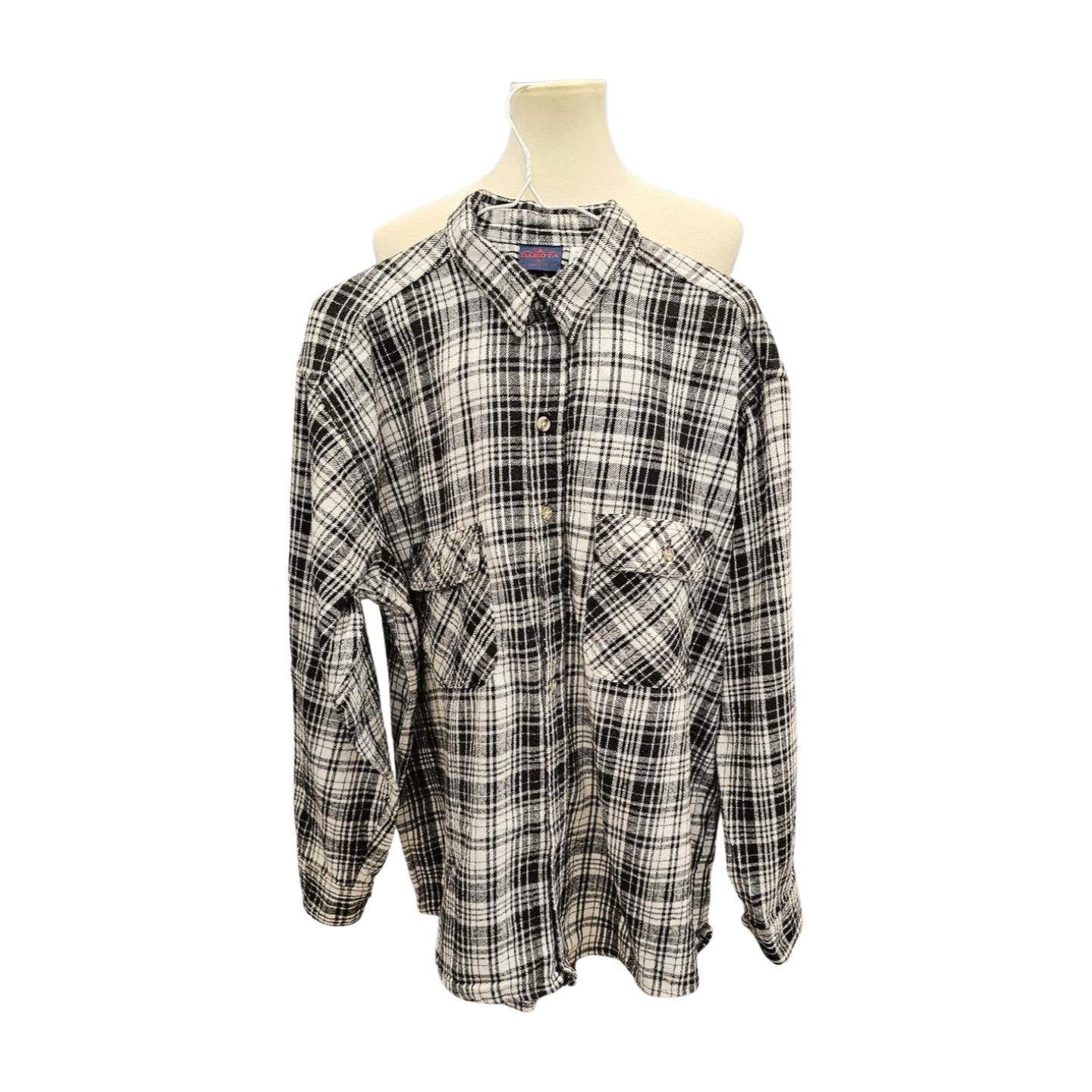 Giacca Camicia Pesante Weatherproof In Flanella Per Uomo - Verde, Taglia XX-Large, Vintage