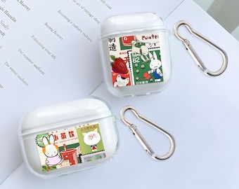Japanese Manga Collage AirPods Case: Kawaii Anime Design Cover Airpods Pro 2 Gen 4