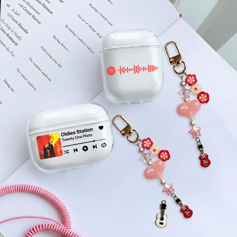 Custom Music Plaque AirPods Case with Charm Personalized Album Cover Pro 3 Gen 4 Personalized photo song plaque case, guitar inspired phone charm keychain, custom music keychain, Personalized Photo Song Plaque Clear AirPods Cover music player cover, favorite song favorite artist cover, playlist case, music band fanmade design case, carabiner clip case, song name airpods case with music themed keychain, minimal music icon case, airpods pro 3 2 case, airpods gen 1 2 3 4 case, red heart phone charm