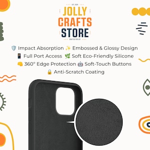 Puede incluir: Funda de tel&eacute;fono negra con superficie texturizada. La funda tiene una protuberancia de c&aacute;mara elevada y un recorte para los botones del tel&eacute;fono. La funda est&aacute; hecha de silicona suave y ecol&oacute;gica y tiene una protecci&oacute;n de borde de 360&deg;. La funda tambi&eacute;n tiene un revestimiento antiara&ntilde;azos.