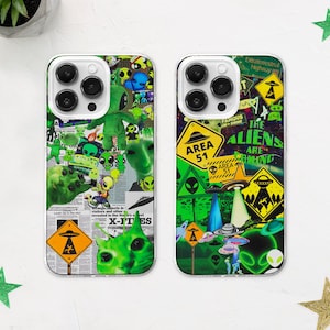 Coque IPhone Space UFO Magnétique - Compatible Magsafe - Modèles 13 à 16